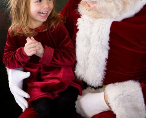 trone pere noel