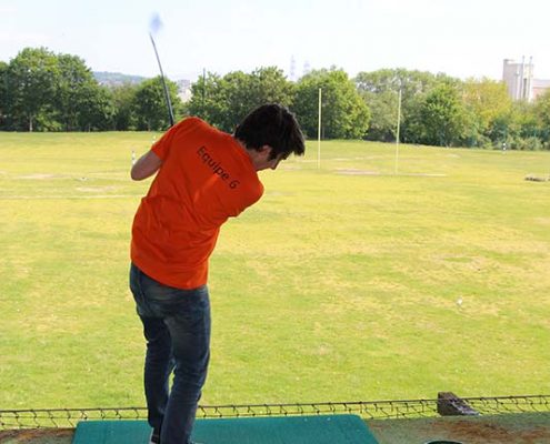 team building golf