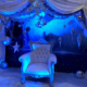 decor trone de noel
