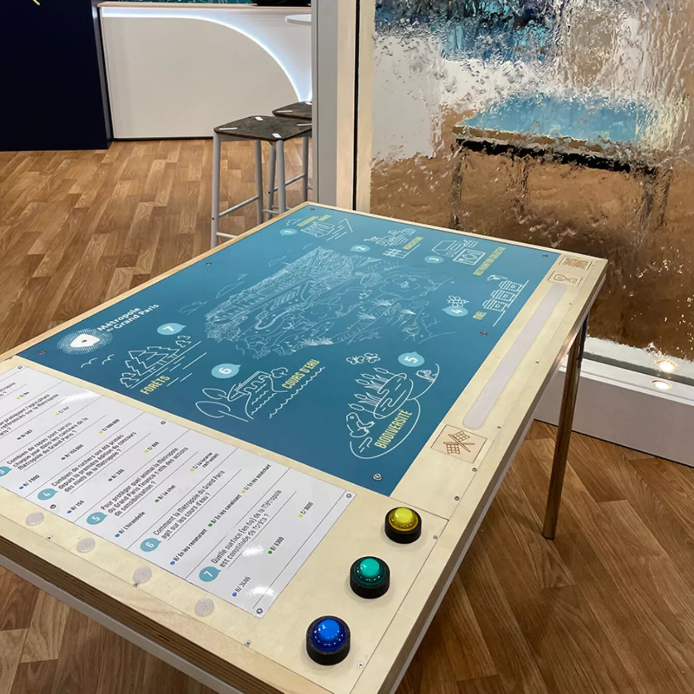 table interactive evenement roadshow salon